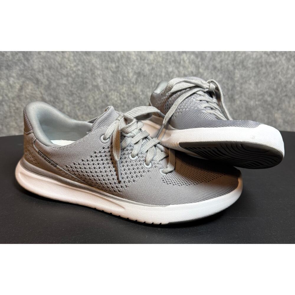Kizik Lima Mens Gray Slip On Hands Free Low Top Casual Sneakers M 5.5/W 7 EUC